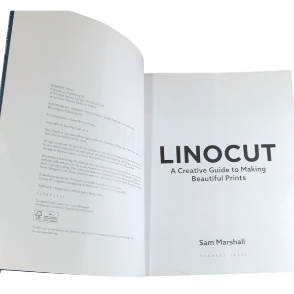 Linocut: A Creative Guide To Making Beautiful Prints By Sam Marshall - Picture 6 of 11